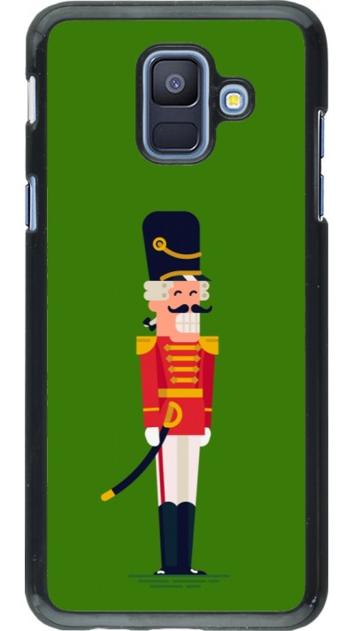 Coque Samsung Galaxy A6 - Christmas 25 Nutcracker Green