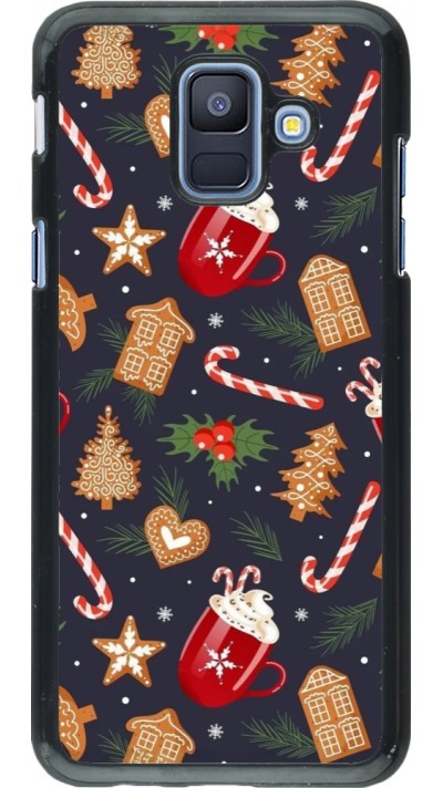 Coque Samsung Galaxy A6 - Christmas 25 Pattern Gingerbread House