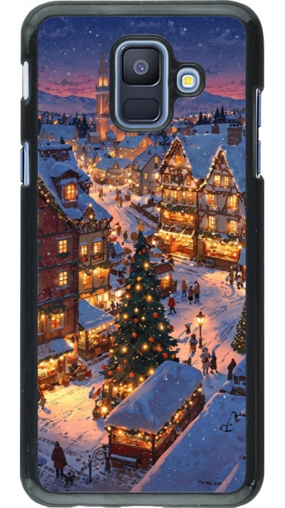 Coque Samsung Galaxy A6 - Christmas 25 Xmas Village