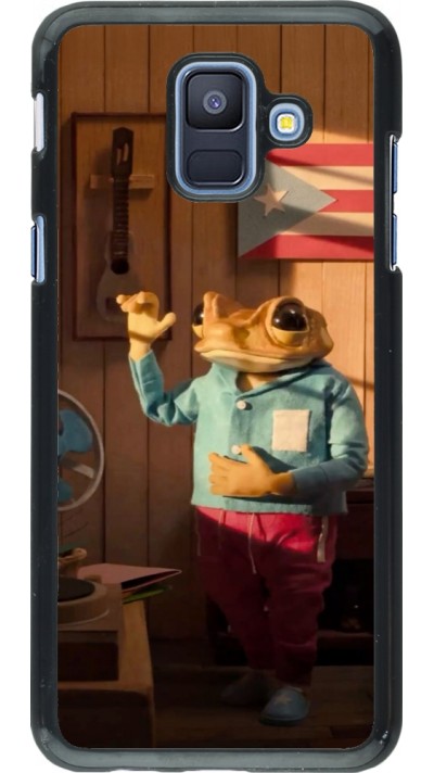 Samsung Galaxy A6 Case Hülle - Dancing frog DTMF