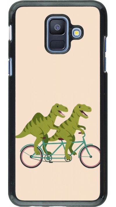 Coque Samsung Galaxy A6 - Dinosaurs on bikes 2026