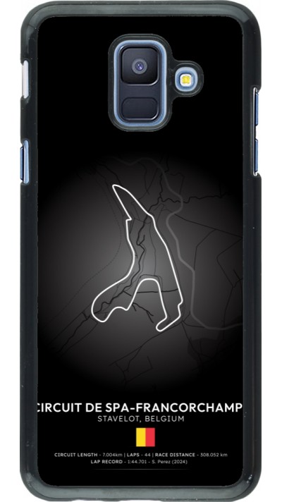 Samsung Galaxy A6 Case Hülle - F1 Track 2025 Belgium