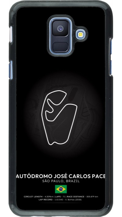 Samsung Galaxy A6 Case Hülle - F1 Track 2025 Brazil