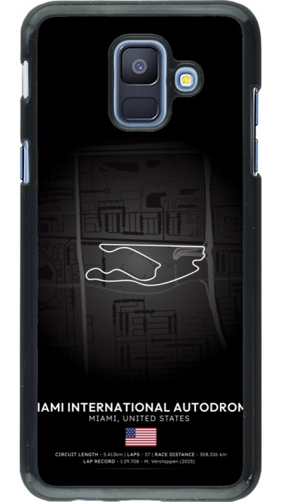 Samsung Galaxy A6 Case Hülle - F1 Track 2025 Miami