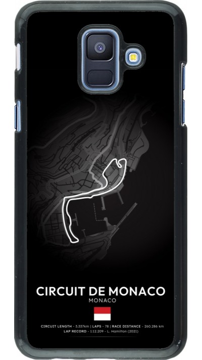 Samsung Galaxy A6 Case Hülle - F1 Track 2025 Monaco