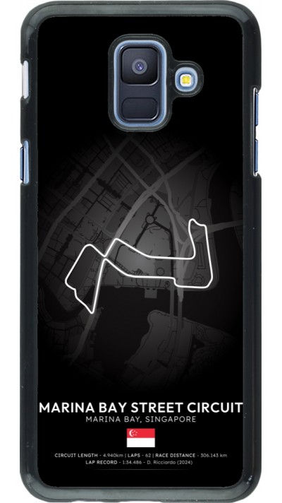 Samsung Galaxy A6 Case Hülle - F1 Track 2025 Singapore