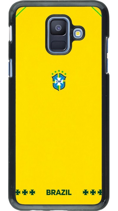 Coque Samsung Galaxy A6 - Maillot de football Bresil 2026 personnalisable