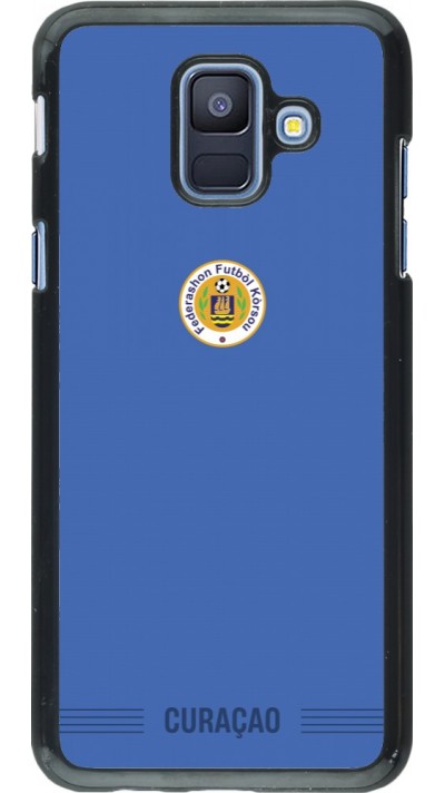 Samsung Galaxy A6 Case Hülle - Curaçao 2026 personalisierbares Fussballtrikot