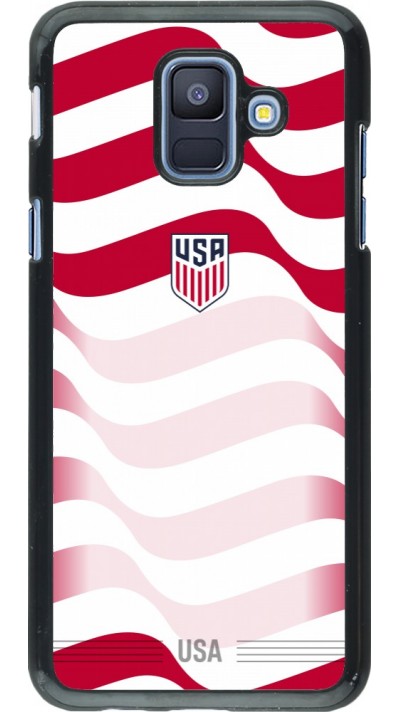Samsung Galaxy A6 Case Hülle - Vereinigten Staaten 2026 personalisierbares Fussballtrikot