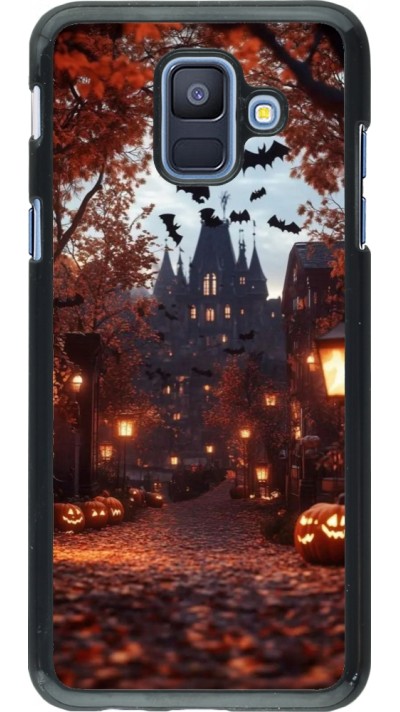 Samsung Galaxy A6 Case Hülle - Halloween 2025 Haunted house
