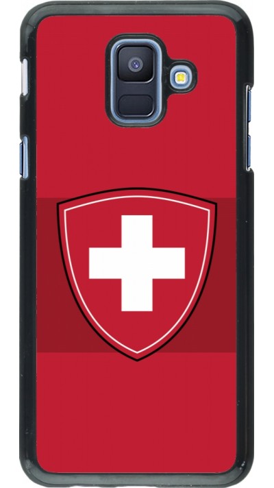Coque Samsung Galaxy A6 - Hockey World Championship Ecusson Suisse