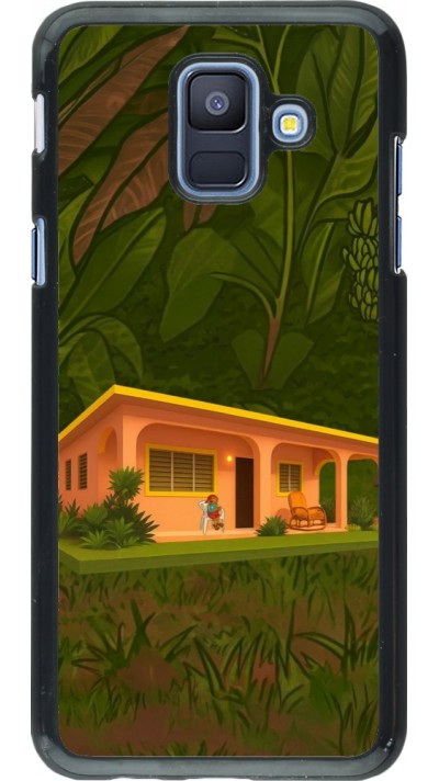 Samsung Galaxy A6 Case Hülle - Benitos house DTMF