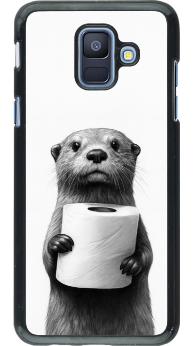 Samsung Galaxy A6 Case Hülle - Otter Toilettenpapier