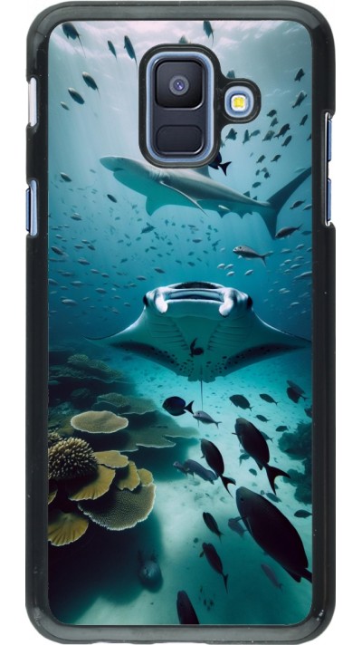 Coque Samsung Galaxy A6 - Manta Lagon Nettoyage
