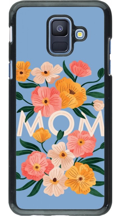 Samsung Galaxy A6 Case Hülle - Mom 2026 Flowers