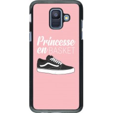 Coque Samsung Galaxy A6 - princesse en basket