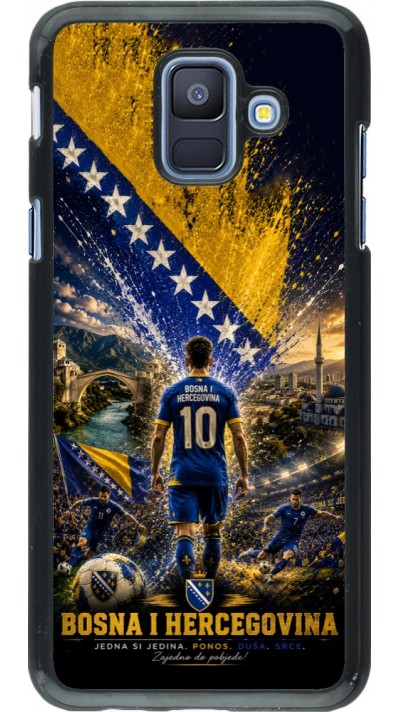 Samsung Galaxy A6 Case Hülle - Fussball Bosnien und Herzegowina splash 2026