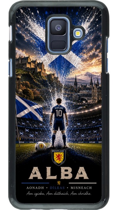 Samsung Galaxy A6 Case Hülle - Fussball Schottland splash 2026