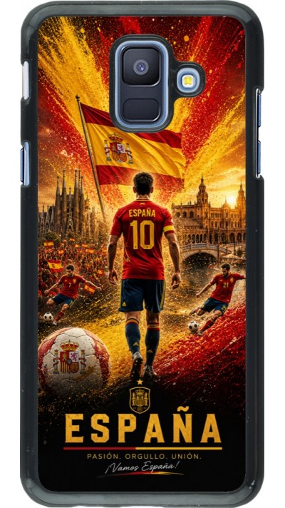 Samsung Galaxy A6 Case Hülle - Fussball Espanien splash 2026