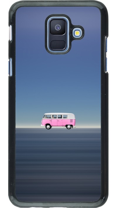 Coque Samsung Galaxy A6 - Spring 23 pink bus