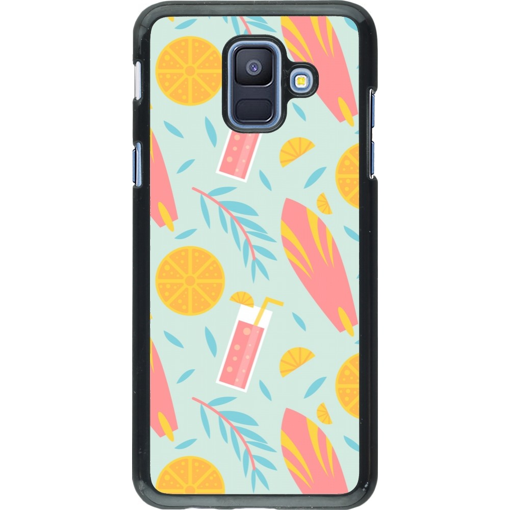 Coque Samsung Galaxy A6 - Summer 2025 Pattern citron