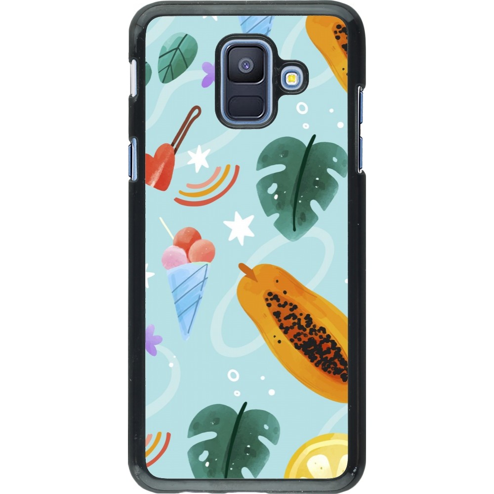 Coque Samsung Galaxy A6 - Summer 2025 Pattern papaya