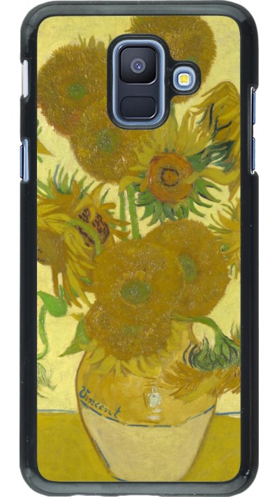 Coque Samsung Galaxy A6 - Tableau art - Les Tournesols - Van Gogh