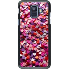 Samsung Galaxy A6 Case Hülle - Valentin 2025 Konfetti