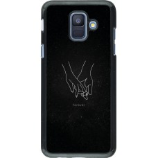Coque Samsung Galaxy A6 - Valentine 2023 hands forever