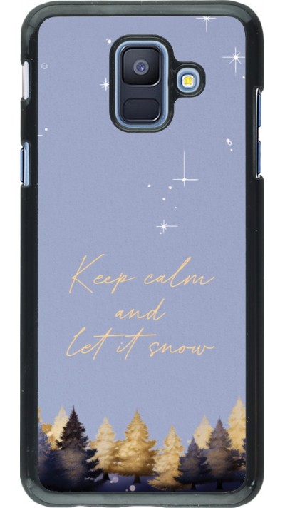 Coque Samsung Galaxy A6 - Winter 25 Winter illustration of trees
