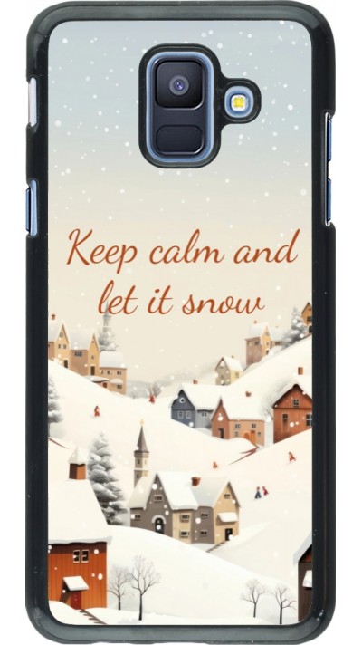 Coque Samsung Galaxy A6 - Winter 25 Winter Keep calm and let it snow