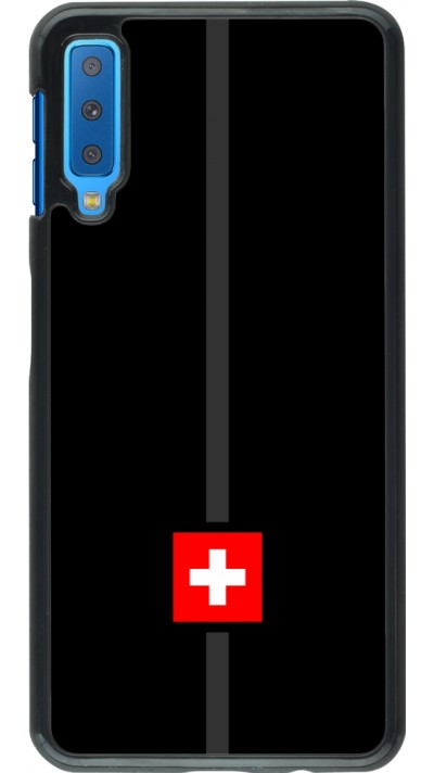 Coque Samsung Galaxy A7 - Canton CH noir