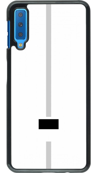 Coque Samsung Galaxy A7 - Canton FR blanc
