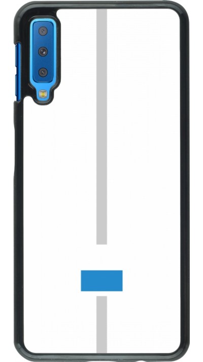 Coque Samsung Galaxy A7 - Canton LU blanc