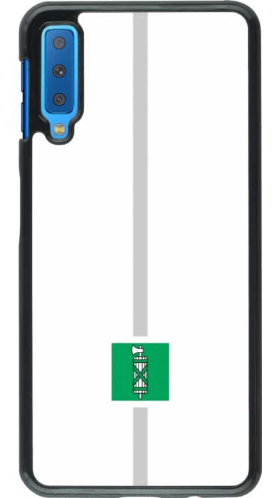 Coque Samsung Galaxy A7 - Canton SG blanc