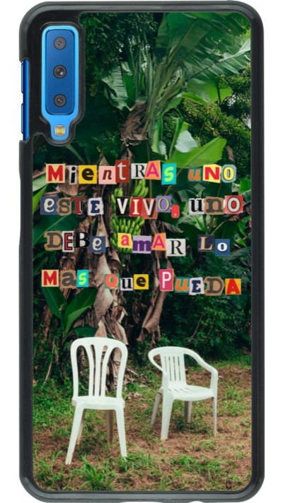 Samsung Galaxy A7 Case Hülle - Chairs DTMF