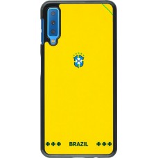 Coque Samsung Galaxy A7 - Maillot de football Bresil 2026 personnalisable