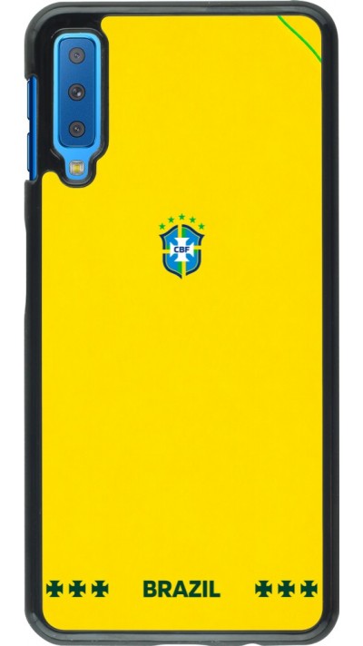 Coque Samsung Galaxy A7 - Maillot de football Bresil 2026 personnalisable