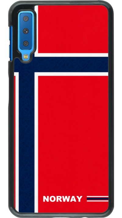 Coque Samsung Galaxy A7 - Maillot de football Norvège 2026 personnalisable