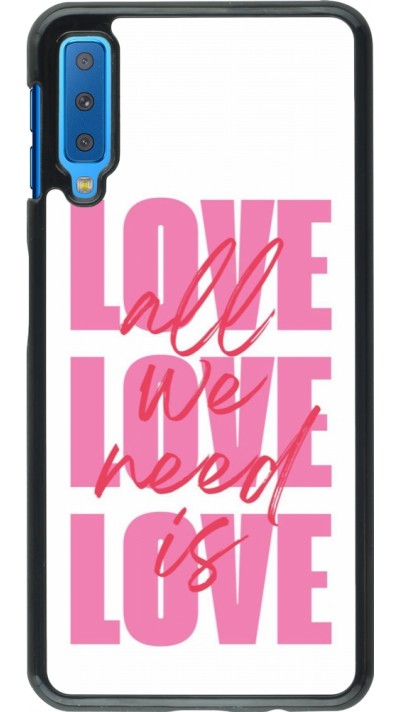 Samsung Galaxy A7 Case Hülle - Saint Valentines Day 26 Love all we need is