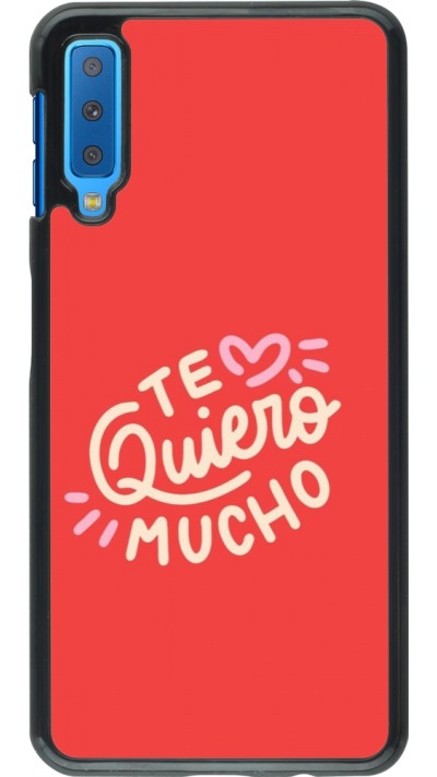 Samsung Galaxy A7 Case Hülle - Saint Valentines Day 26 Te quiero mucho
