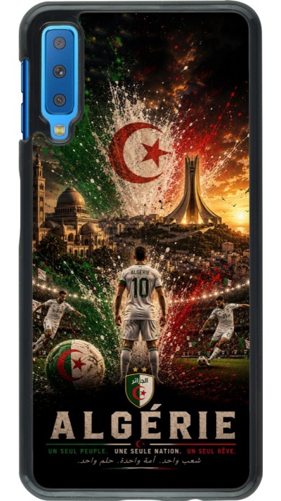 Coque Samsung Galaxy A7 - Football Algérie splash 2026
