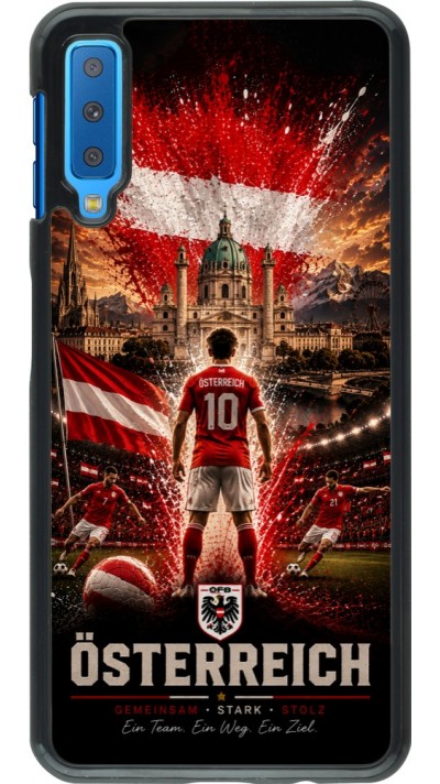 Coque Samsung Galaxy A7 - Football Autriche splash 2026