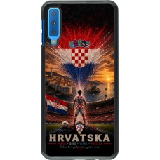 Coque Samsung Galaxy A7 - Football Croatie splash 2026