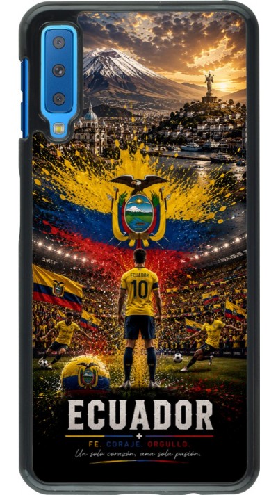Coque Samsung Galaxy A7 - Football Équateur splash 2026