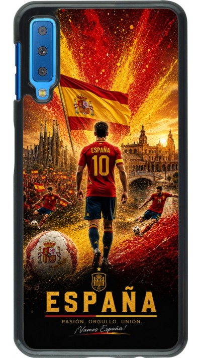 Coque Samsung Galaxy A7 - Football Espagne splash 2026