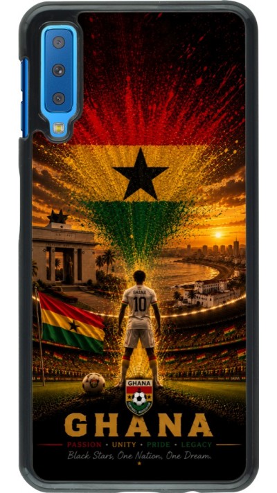 Coque Samsung Galaxy A7 - Football Ghana splash 2026