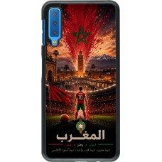 Coque Samsung Galaxy A7 - Football Maroc splash 2026