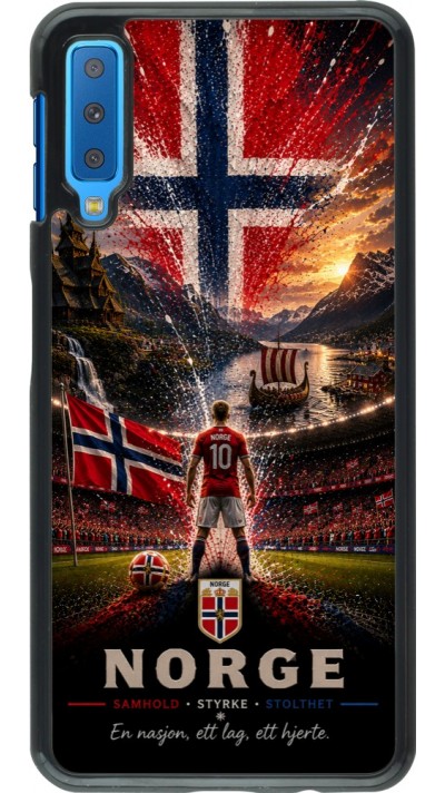 Coque Samsung Galaxy A7 - Football Norvège splash 2026