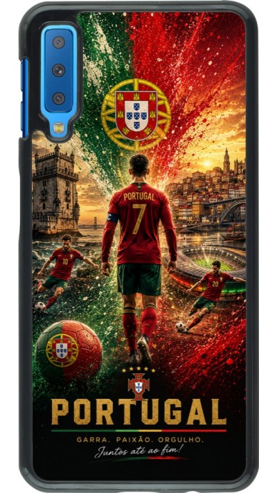 Coque Samsung Galaxy A7 - Football Portugal splash 2026
